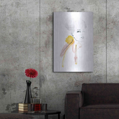 Luxe Metal Art 'I Am' by Lotta Larsdotter, Metal Wall Art,24x36