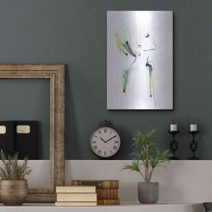 Luxe Metal Art 'Lovisa' by Lotta Larsdotter, Metal Wall Art,12x16