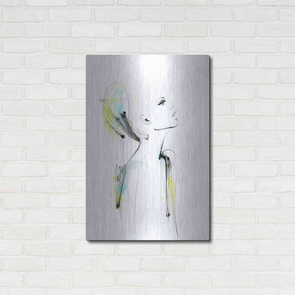 Luxe Metal Art 'Lovisa' by Lotta Larsdotter, Metal Wall Art,24x36