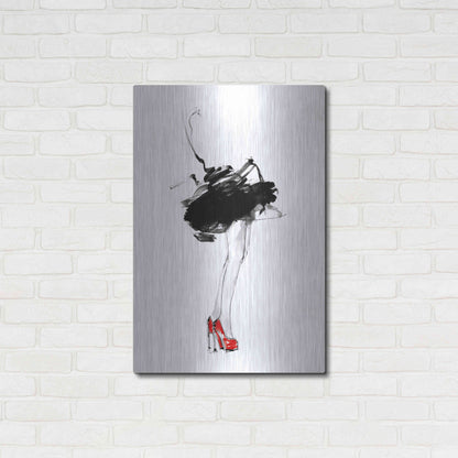 Luxe Metal Art 'Red Shoes' by Lotta Larsdotter, Metal Wall Art,24x36