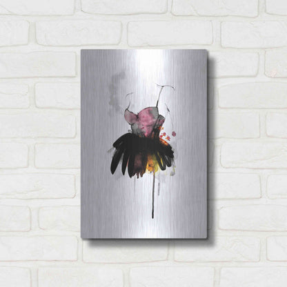 Luxe Metal Art 'The Dress' by Lotta Larsdotter, Metal Wall Art,12x16