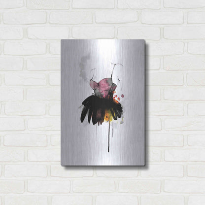 Luxe Metal Art 'The Dress' by Lotta Larsdotter, Metal Wall Art,16x24