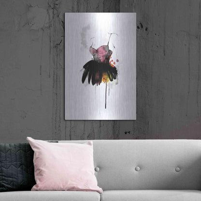 Luxe Metal Art 'The Dress' by Lotta Larsdotter, Metal Wall Art,24x36