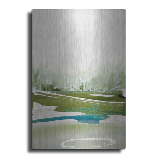 Luxe Metal Art 'Limpid' by Tara Leaver, Metal Wall Art