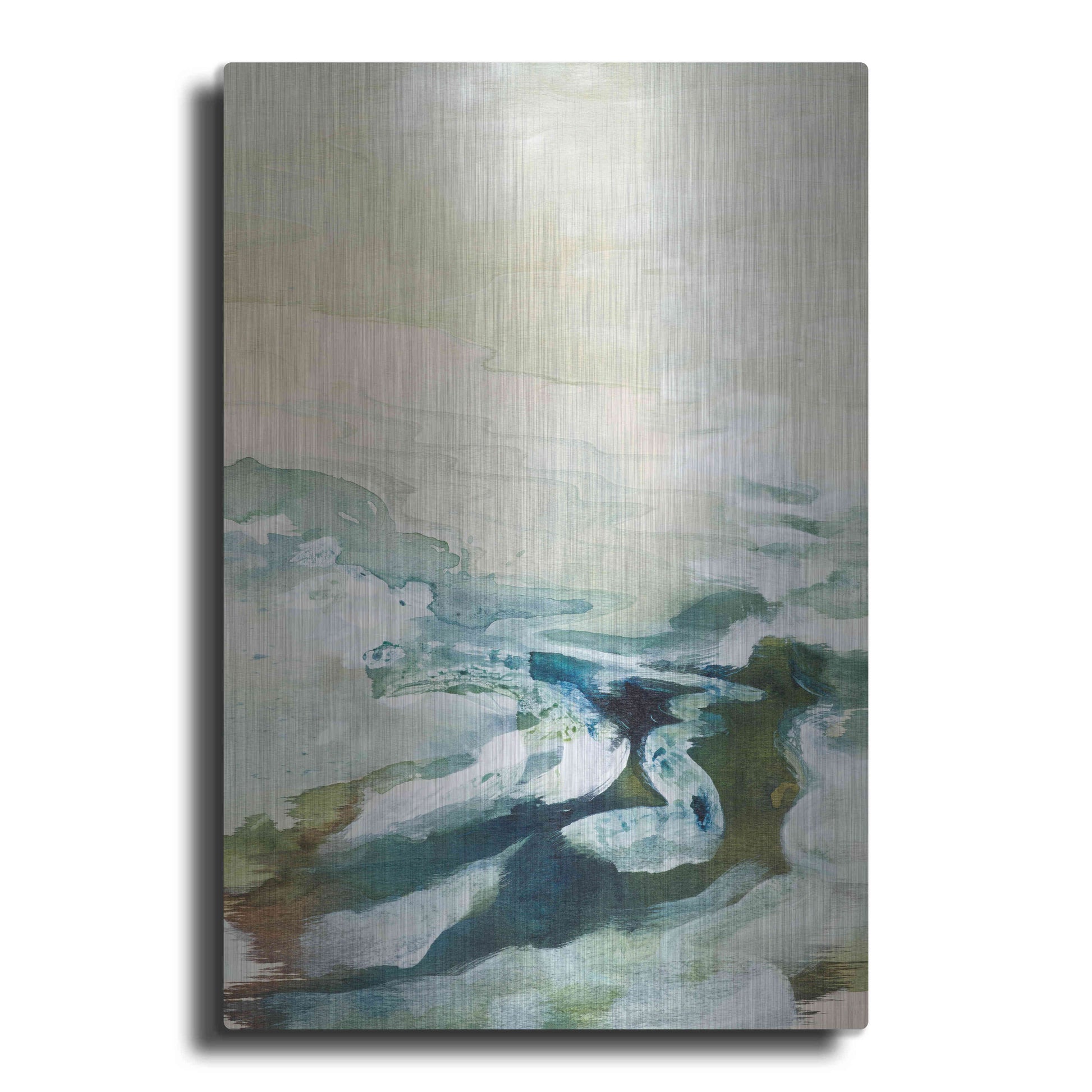 Luxe Metal Art 'The Sound The Sea Makes' by Tara Leaver, Metal Wall Art