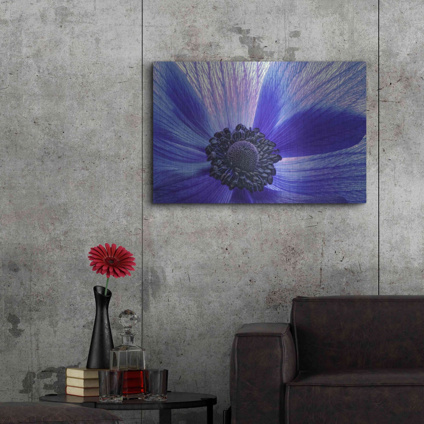 Luxe Metal Art 'Windsong' by Dawn LeBlanc, Metal Wall Art,36x24