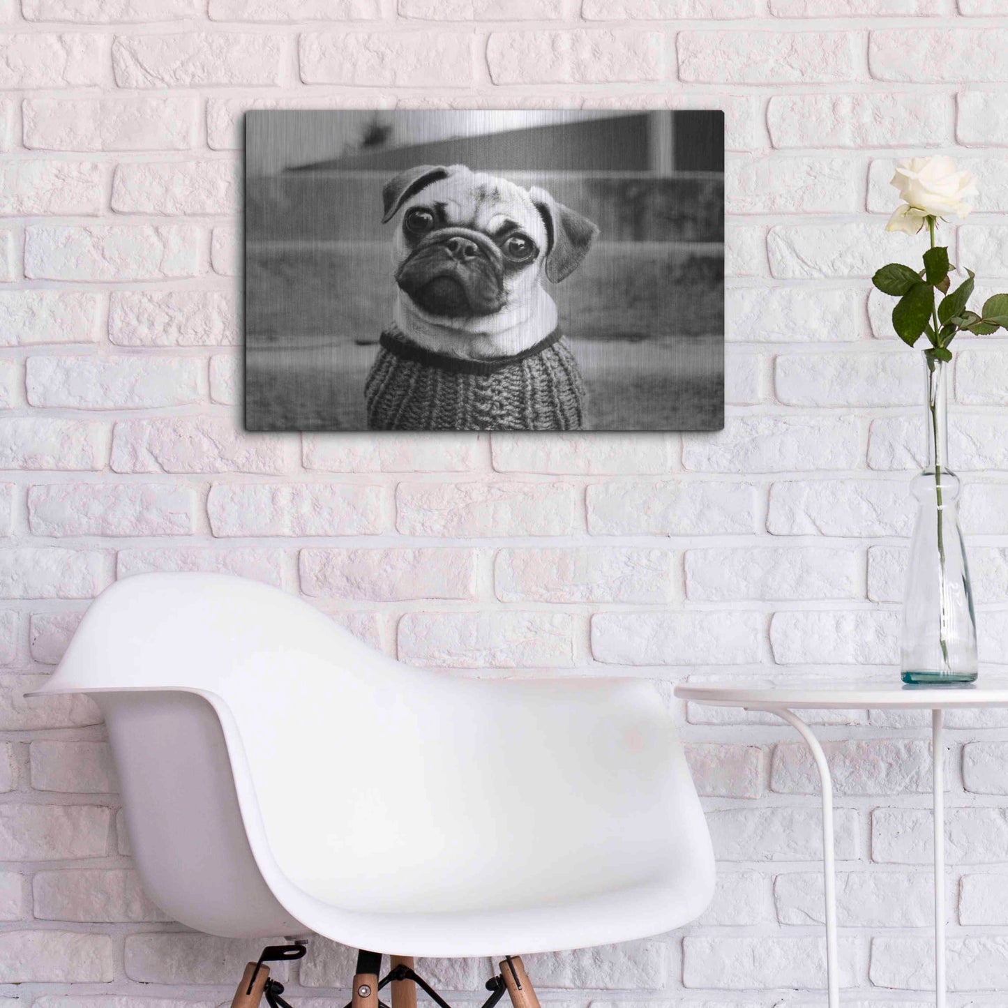 Luxe Metal Art 'Cleo' by Kim Levin, Metal Wall Art,24x16