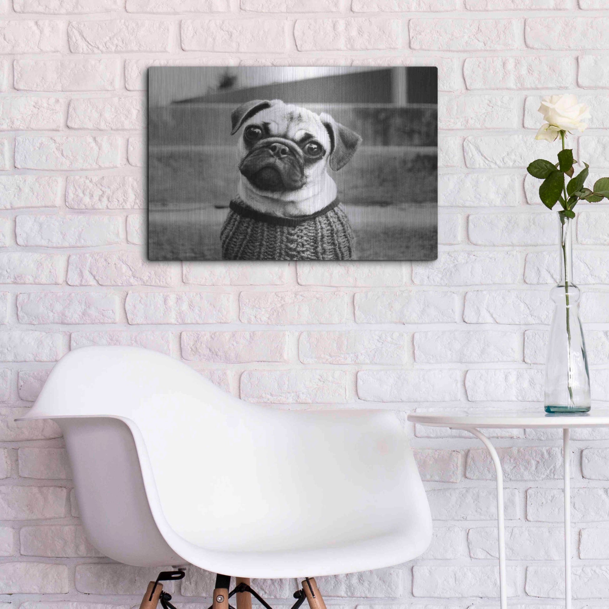 Luxe Metal Art 'Cleo' by Kim Levin, Metal Wall Art,24x16