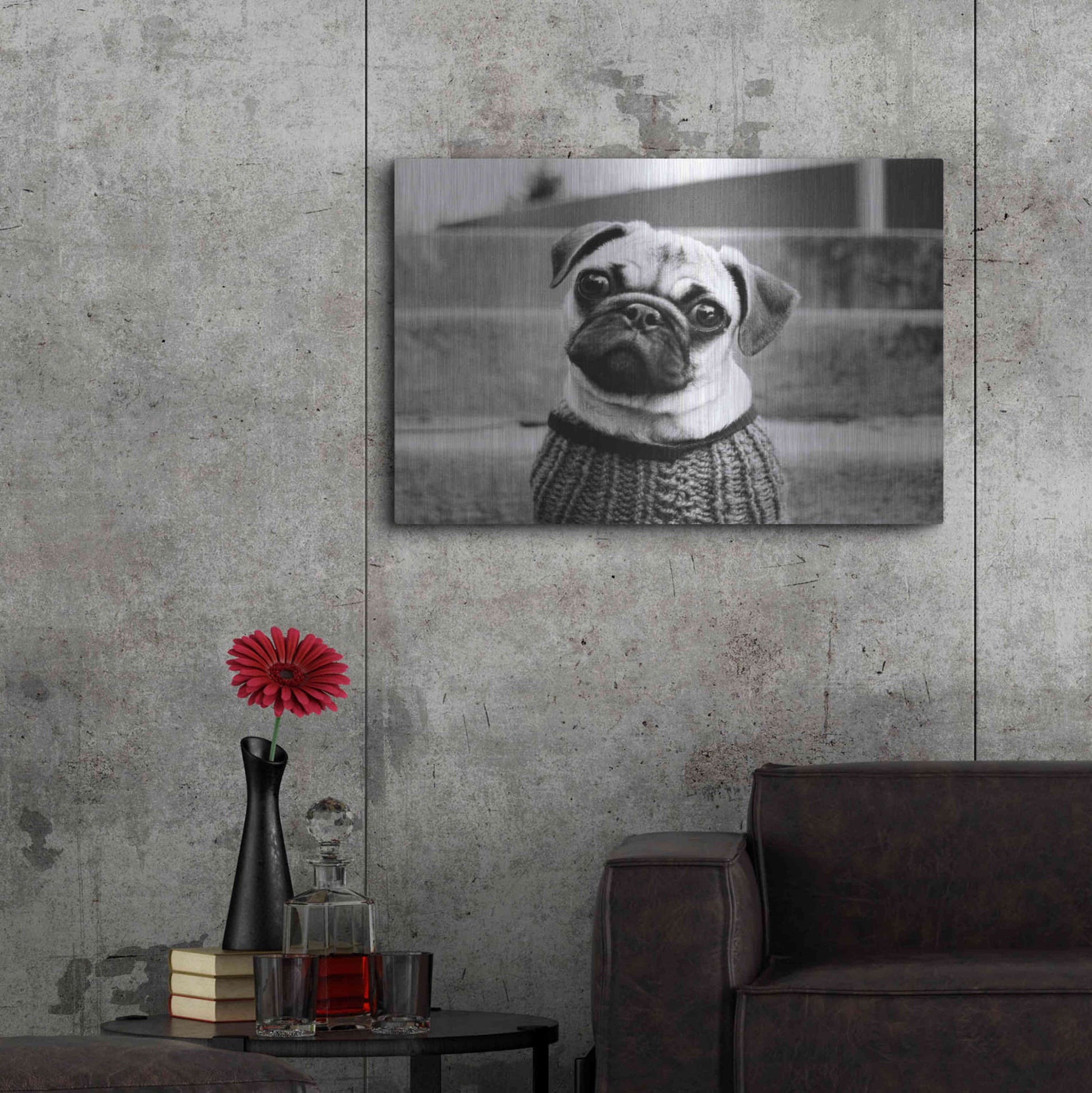 Luxe Metal Art 'Cleo' by Kim Levin, Metal Wall Art,36x24