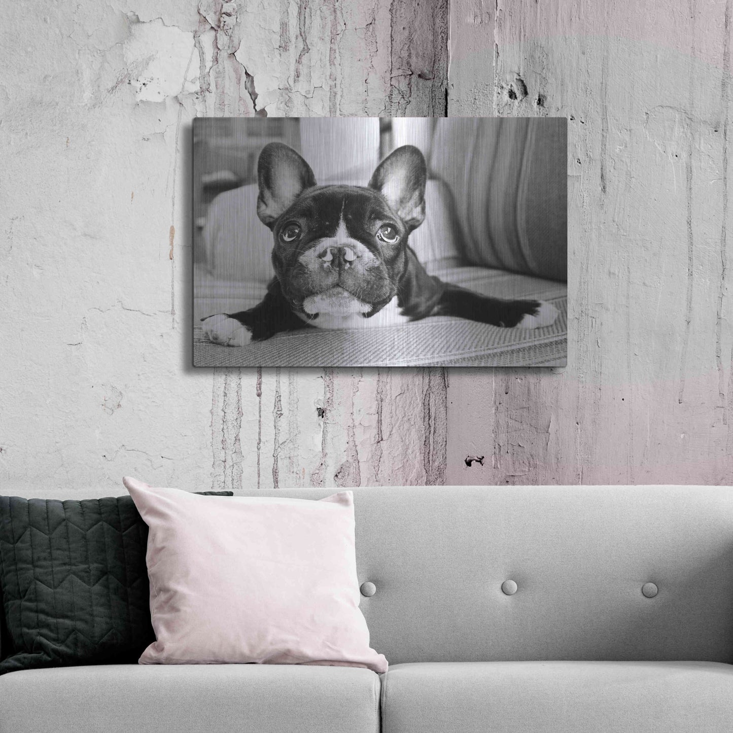 Luxe Metal Art 'Hugo' by Kim Levin, Metal Wall Art,36x24