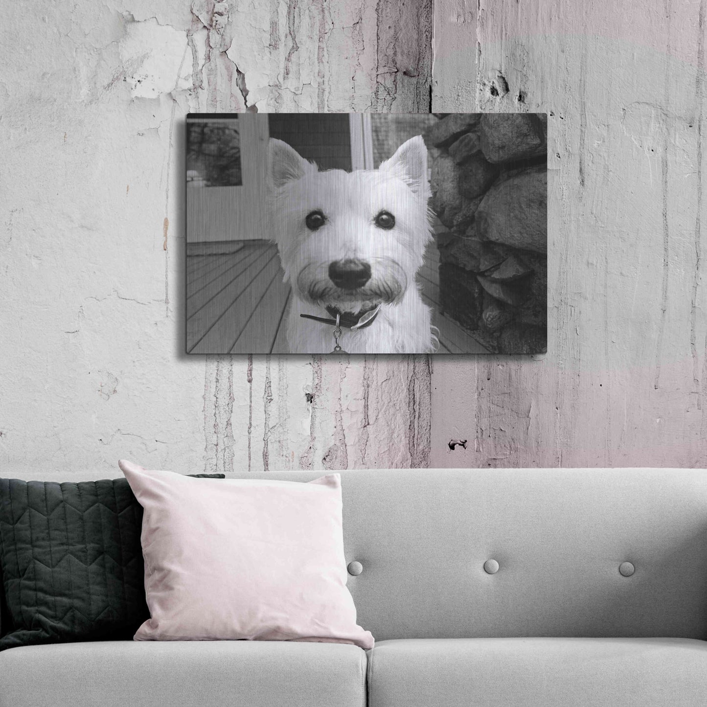 Luxe Metal Art 'Rosie' by Kim Levin, Metal Wall Art,36x24