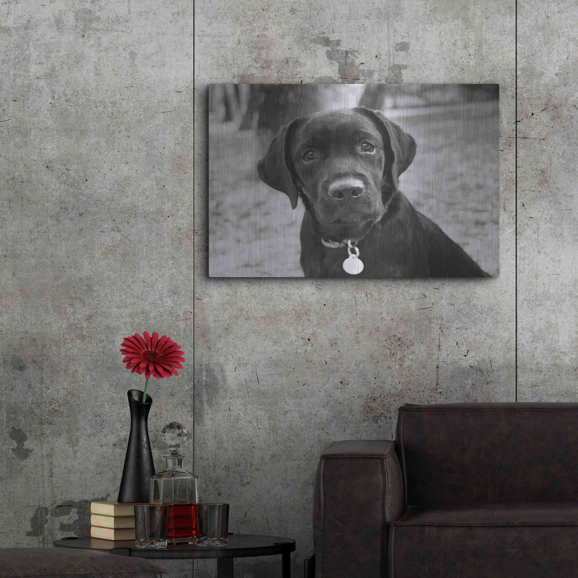 Luxe Metal Art 'Zoey' by Kim Levin, Metal Wall Art,36x24