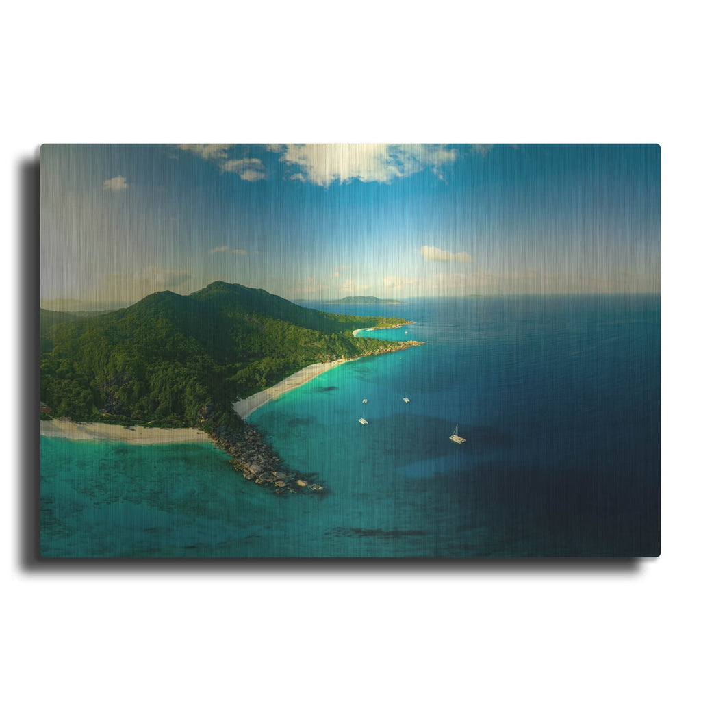 'LaDigue Crop' by Luxe Portfolio – Metal Wall Art