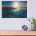 'Seychelles Dreams Crop' by Luxe Portfolio – Metal Wall Art, 16x12 room view