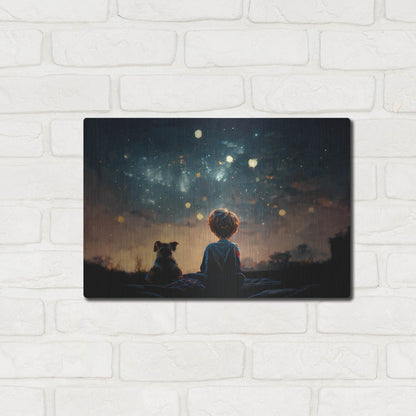 Luxe Metal Art 'Dreaming Big' by Luxe Portfolio, Metal Wall Art,16x12