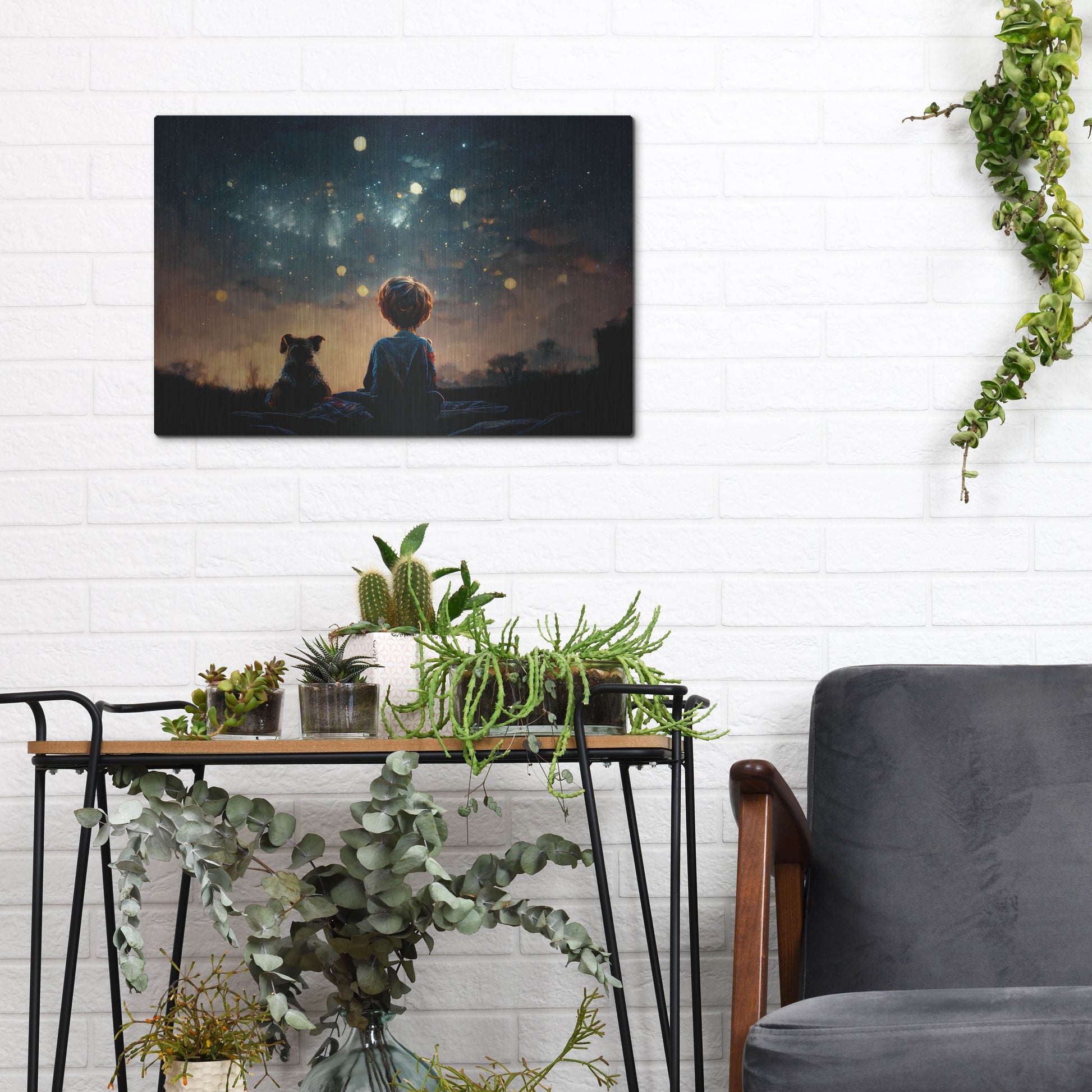 Luxe Metal Art 'Dreaming Big' by Luxe Portfolio, Metal Wall Art,16x12