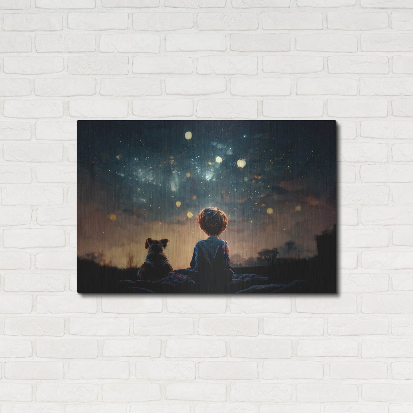 Luxe Metal Art 'Dreaming Big' by Luxe Portfolio, Metal Wall Art,36x24