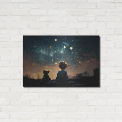 Luxe Metal Art 'Dreaming Big' by Luxe Portfolio, Metal Wall Art,36x24