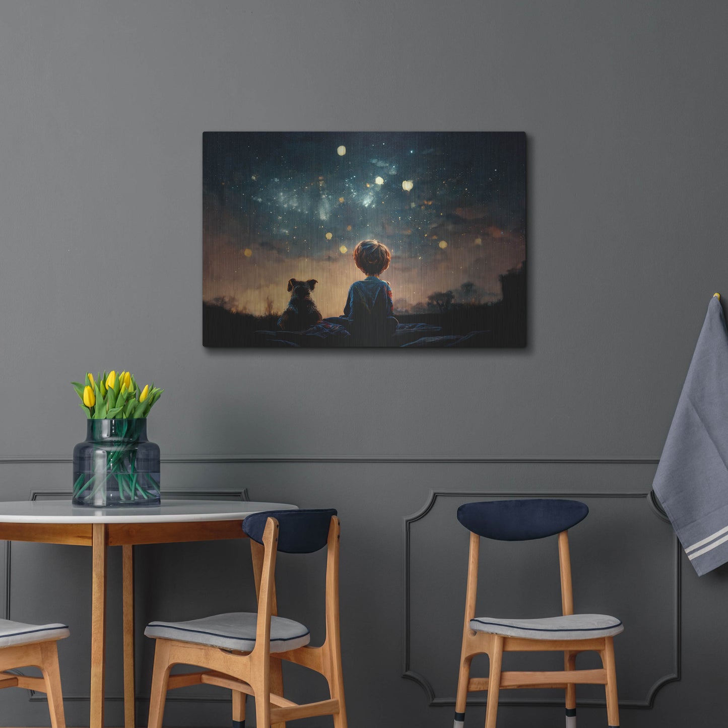 Luxe Metal Art 'Dreaming Big' by Luxe Portfolio, Metal Wall Art,36x24