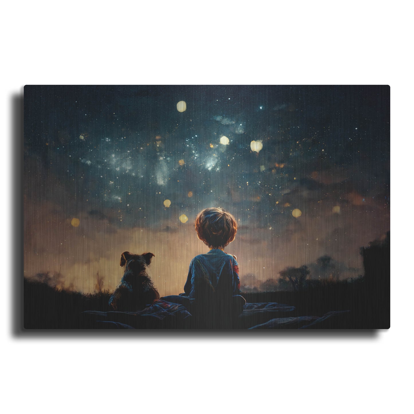 Luxe Metal Art 'Dreaming Big' by Luxe Portfolio, Metal Wall Art