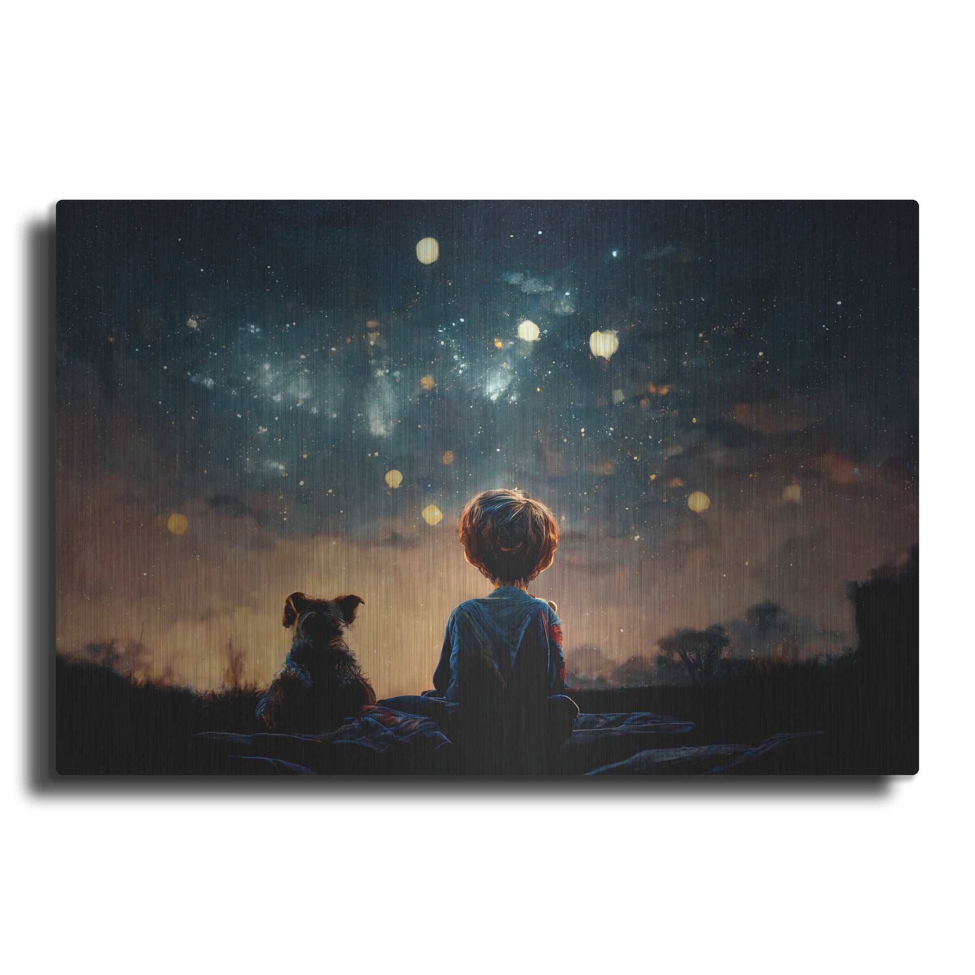 Luxe Metal Art 'Dreaming Big' by Luxe Portfolio, Metal Wall Art