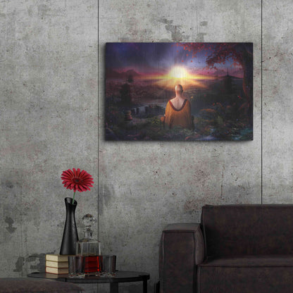 Luxe Metal Art 'A Magical Existence' by Cameron Gray, Metal Wall Art,36x24