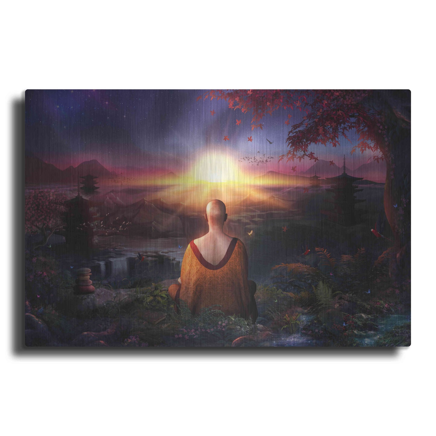 Luxe Metal Art 'A Magical Existence' by Cameron Gray, Metal Wall Art