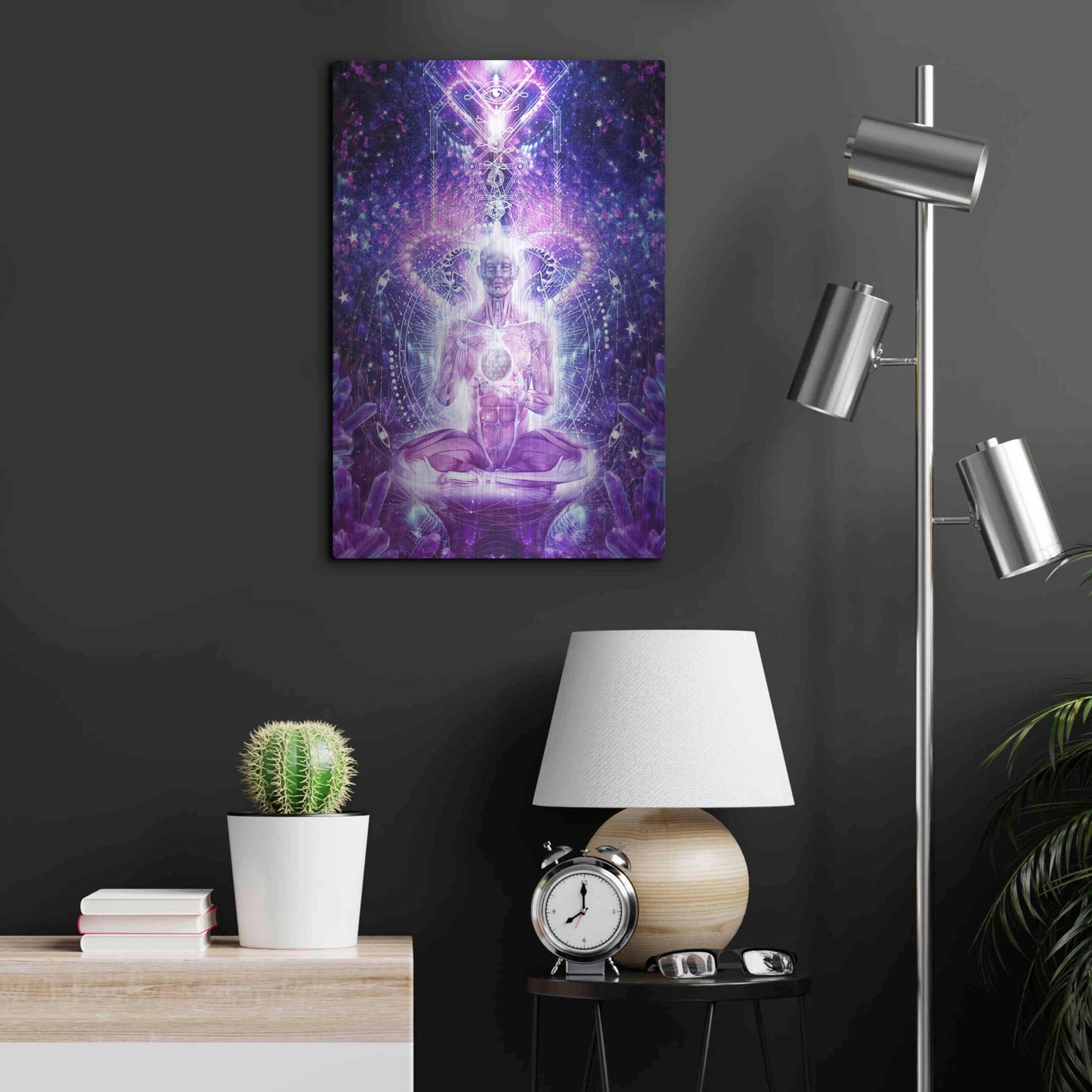 Luxe Metal Art 'Balanced Self' by Cameron Gray, Metal Wall Art,16x24