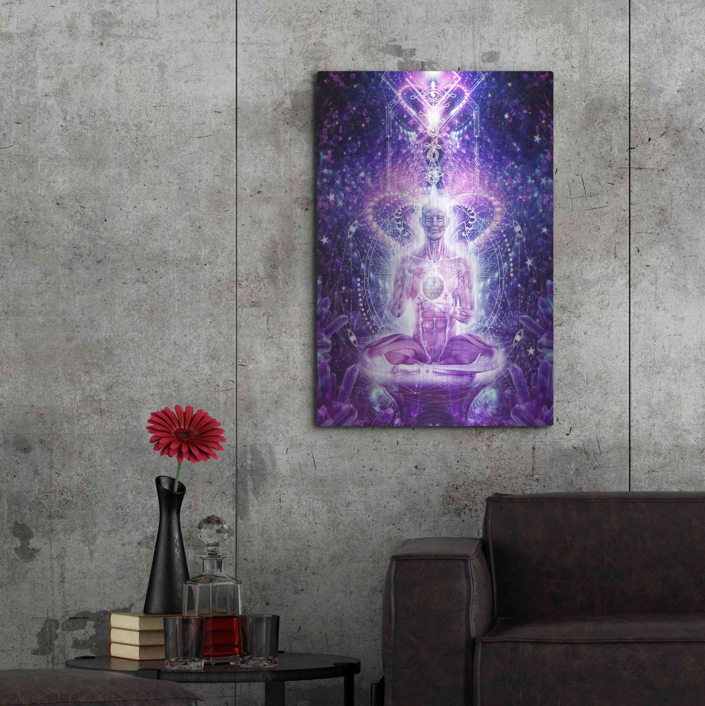 Luxe Metal Art 'Balanced Self' by Cameron Gray, Metal Wall Art,24x36