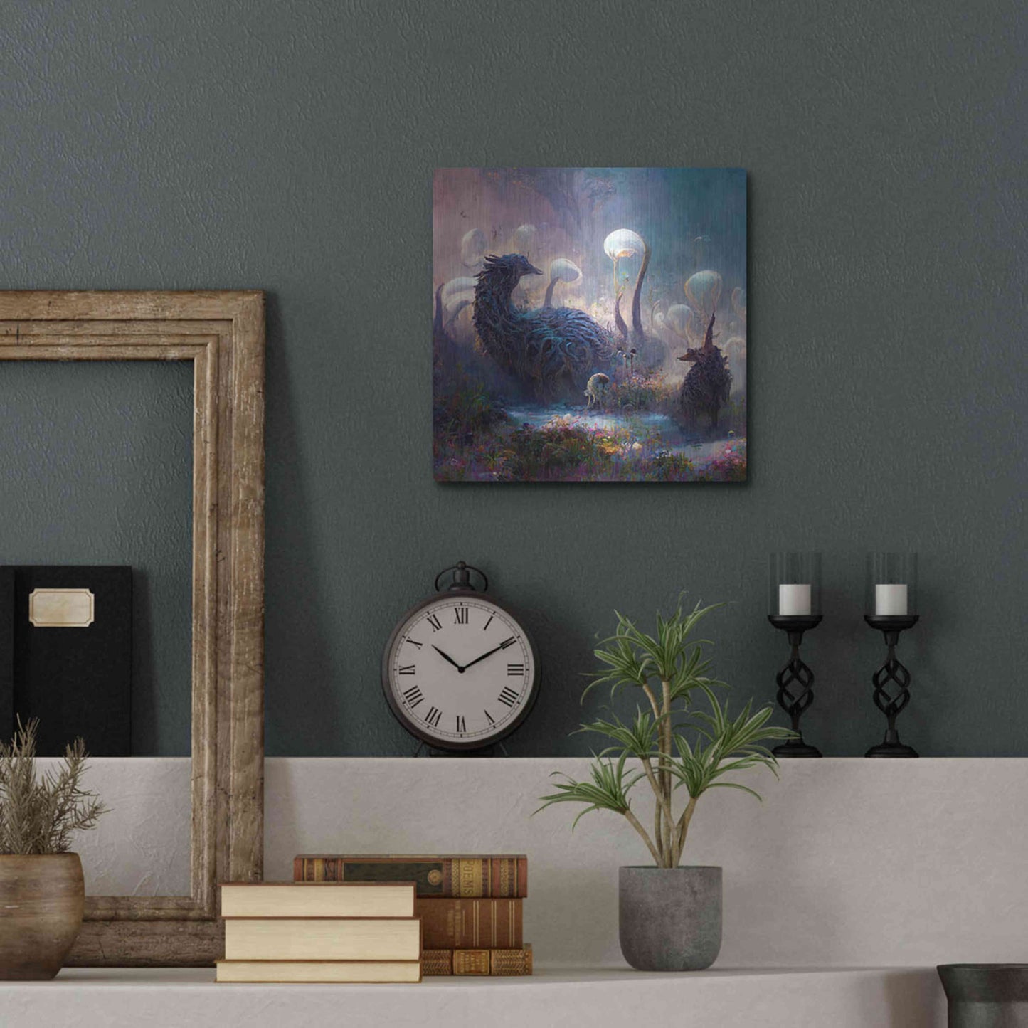 Luxe Metal Art 'Dreamscapes 2' by Cameron Gray, Metal Wall Art,12x12