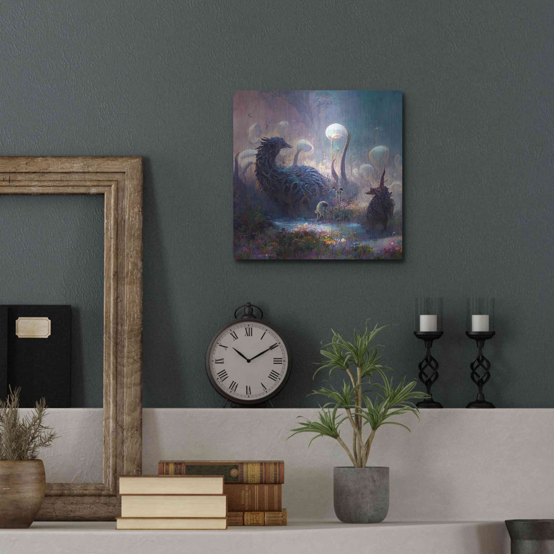 Luxe Metal Art 'Dreamscapes 2' by Cameron Gray, Metal Wall Art,12x12