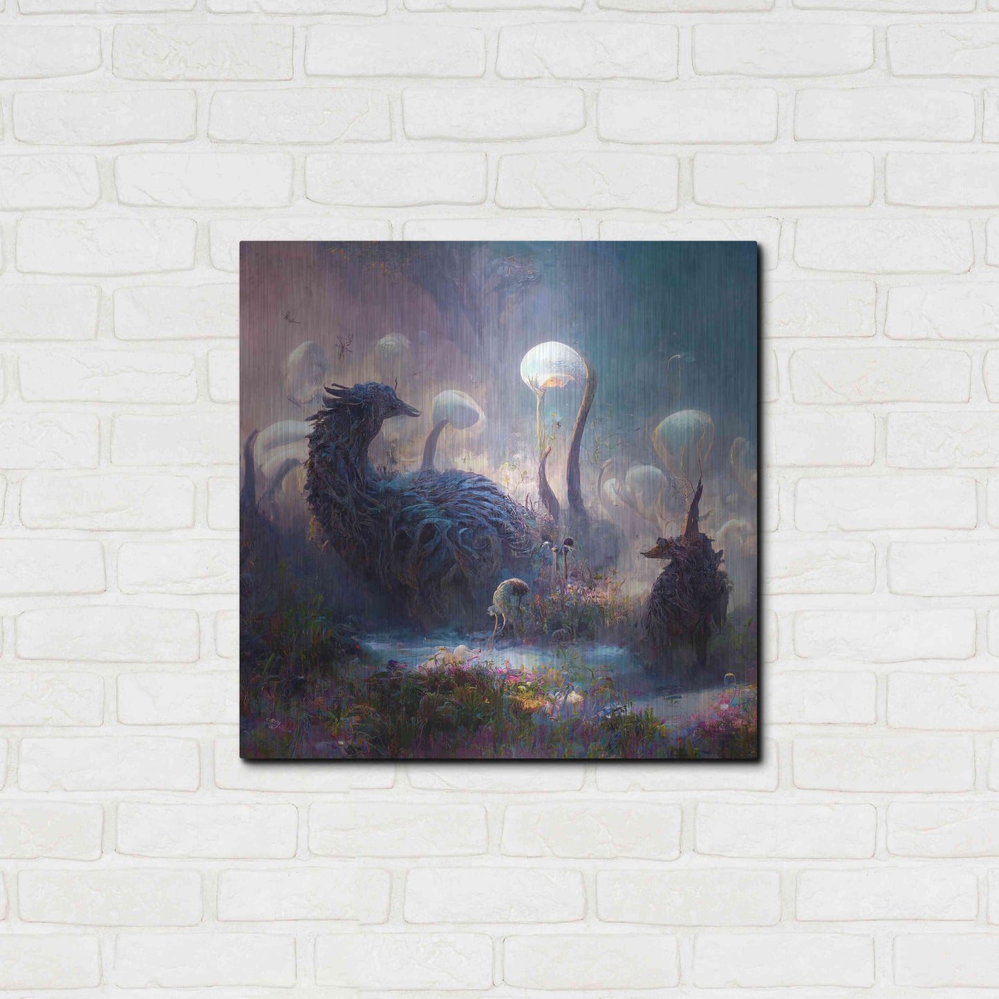 Luxe Metal Art 'Dreamscapes 2' by Cameron Gray, Metal Wall Art,24x24