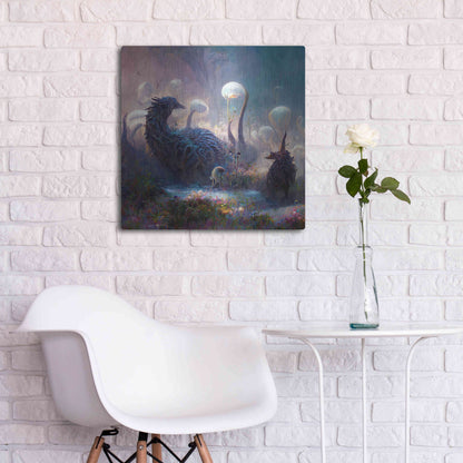 Luxe Metal Art 'Dreamscapes 2' by Cameron Gray, Metal Wall Art,24x24