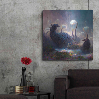 Luxe Metal Art 'Dreamscapes 2' by Cameron Gray, Metal Wall Art,36x36