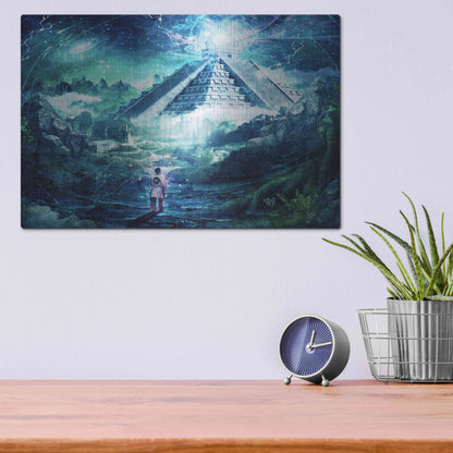 Luxe Metal Art 'Journey Through A Dream' by Cameron Gray, Metal Wall Art,16x12