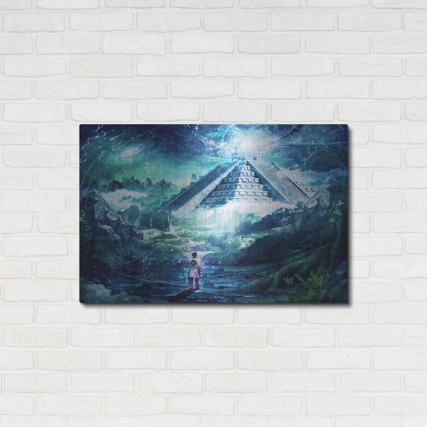 Luxe Metal Art 'Journey Through A Dream' by Cameron Gray, Metal Wall Art,36x24