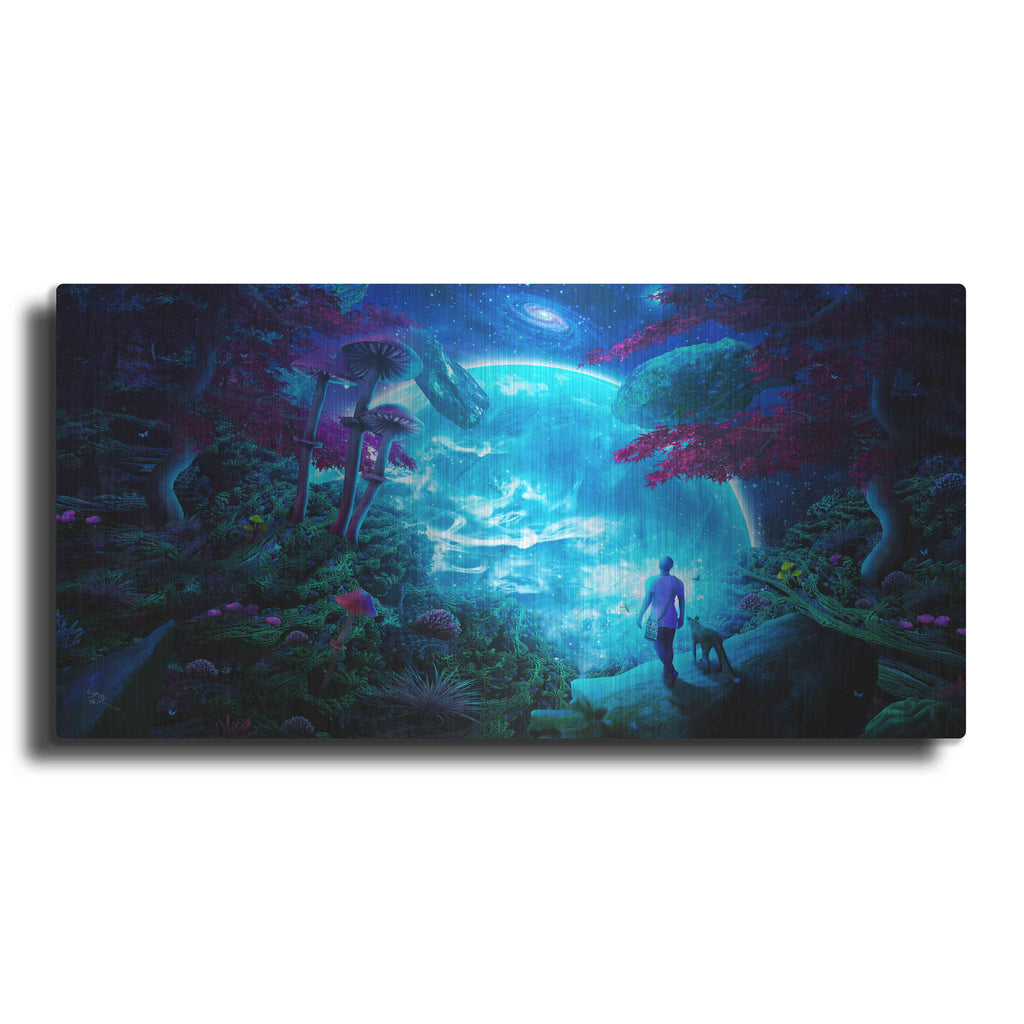 Luxe Metal Art 'Lost Sky' by Cameron Gray, Metal Wall Art