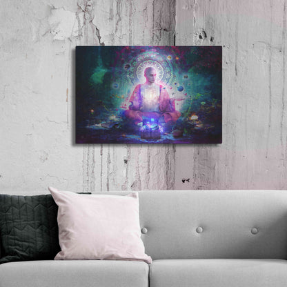 Luxe Metal Art 'Mindfulness' by Cameron Gray, Metal Wall Art,36x24