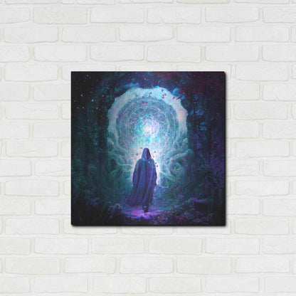 Luxe Metal Art 'Walk With No Whisper' by Cameron Gray, Metal Wall Art,24x24