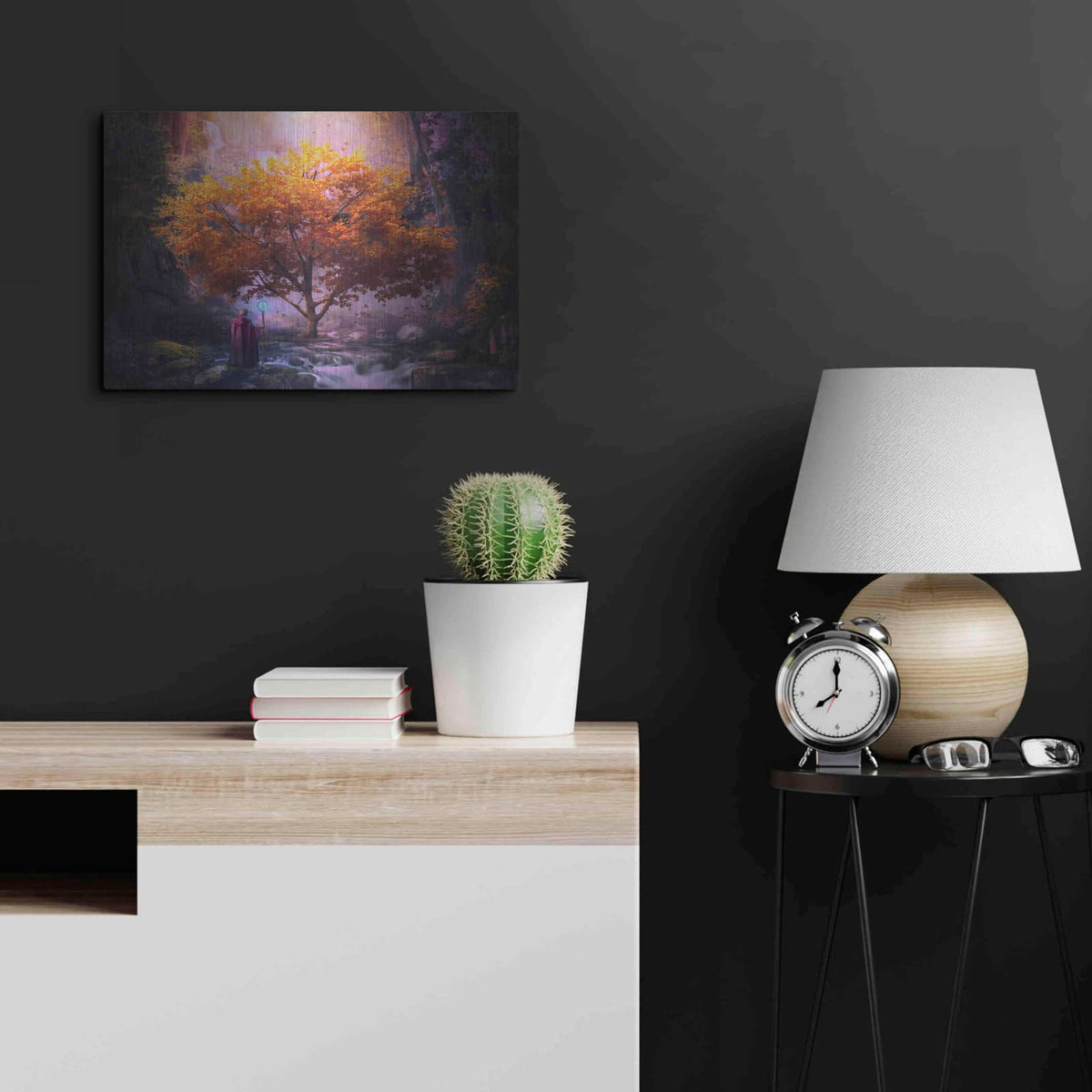 'Woodland Realm' by Cameron Gray – Metal Wall Art, 24x16 room view