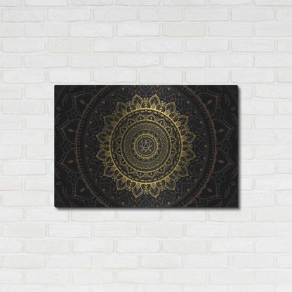 Luxe Metal Art 'Zen Mandala' by Cameron Gray, Metal Wall Art,36x24