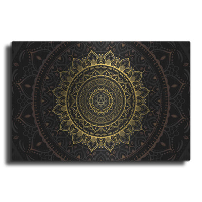 Luxe Metal Art 'Zen Mandala' by Cameron Gray, Metal Wall Art