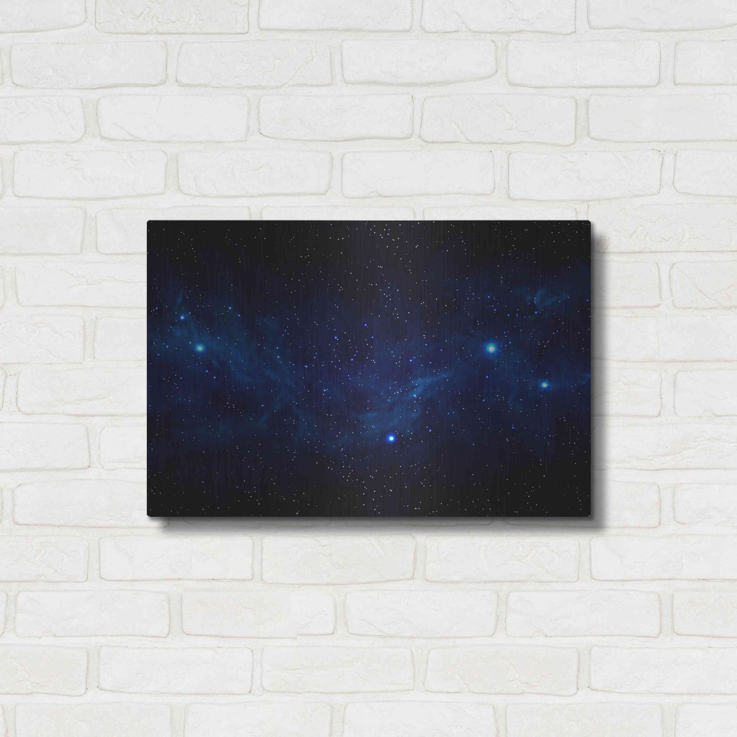 Luxe Metal Art 'Ultramarine Space' by Luxe Portfolio, Metal Wall Art,24x16