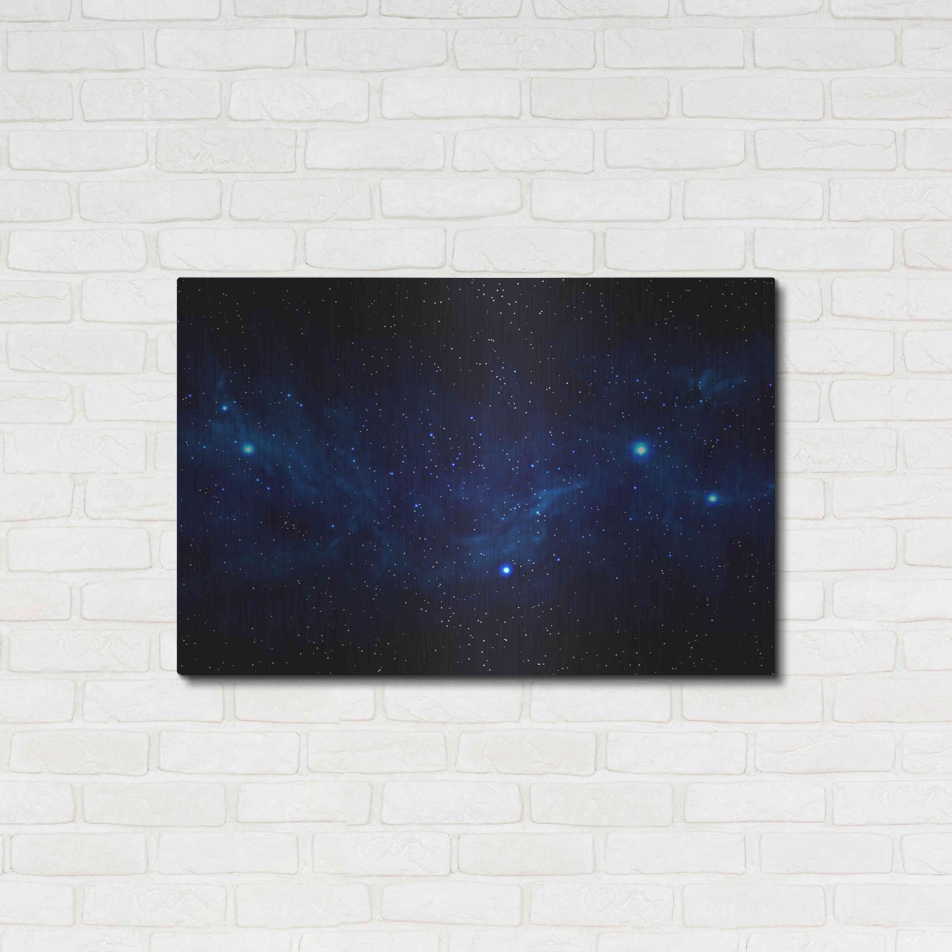 Luxe Metal Art 'Ultramarine Space' by Luxe Portfolio, Metal Wall Art,36x24