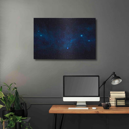 Luxe Metal Art 'Ultramarine Space' by Luxe Portfolio, Metal Wall Art,36x24