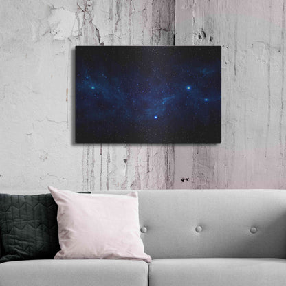 Luxe Metal Art 'Ultramarine Space' by Luxe Portfolio, Metal Wall Art,36x24