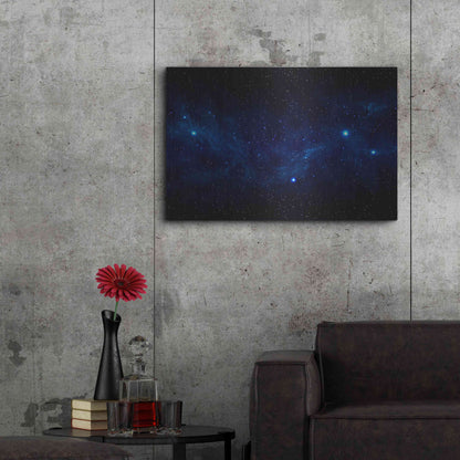 Luxe Metal Art 'Ultramarine Space' by Luxe Portfolio, Metal Wall Art,36x24