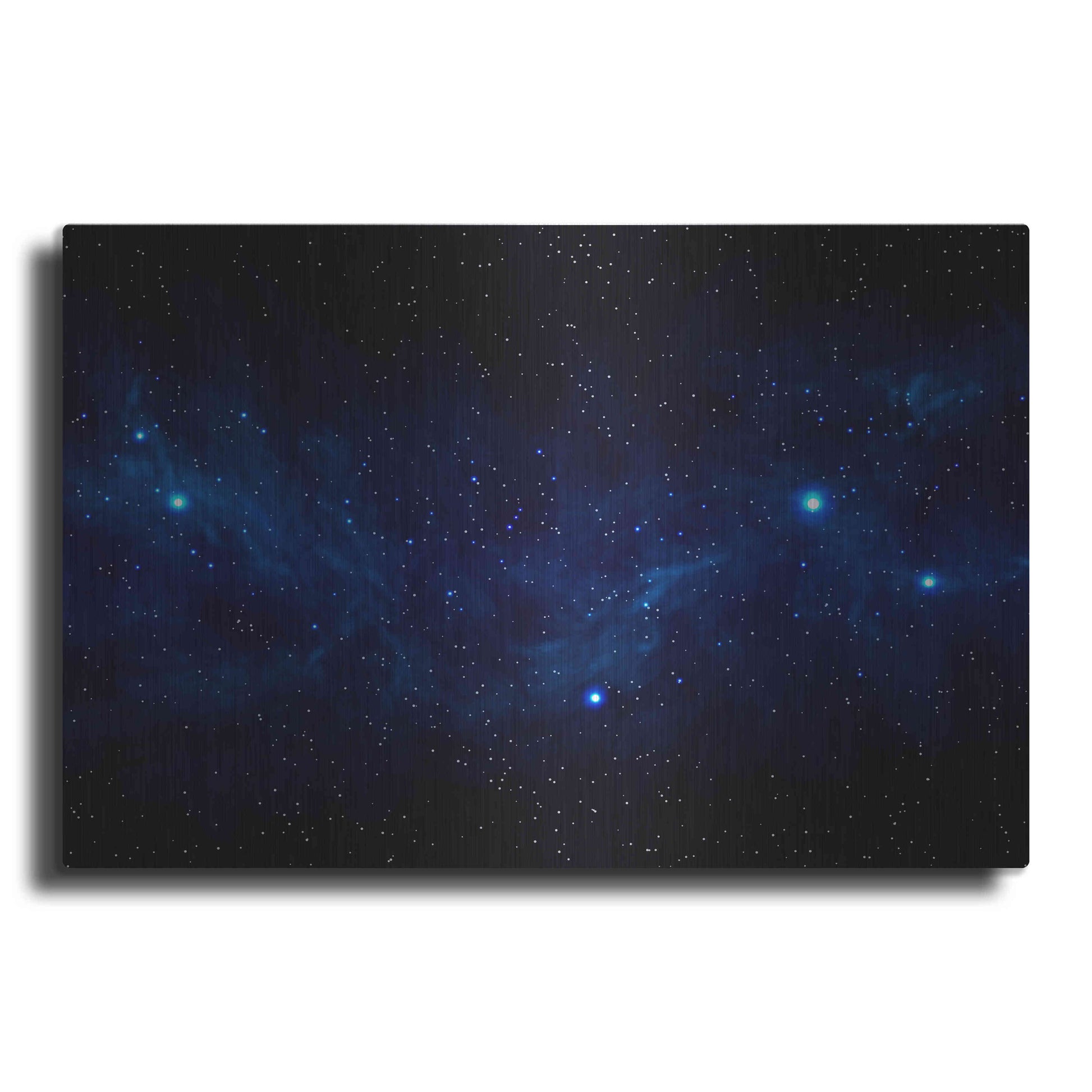 Luxe Metal Art 'Ultramarine Space' by Luxe Portfolio, Metal Wall Art