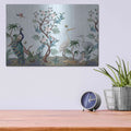 'Florida Bird Garden Crop' by Luxe Metal Portfolio – Metal Wall Art, 16x12 room view