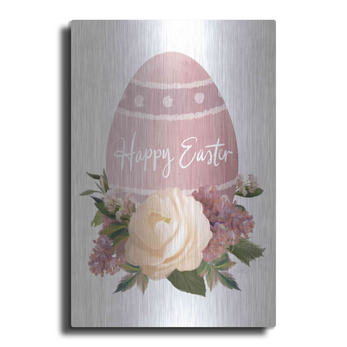 'Happy Easter' by House Fenway – Metal Wall Art